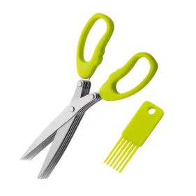 Stainless Steel Kitchen Scissors. The Blades Of The Kitchen Scissors Are Sharp And The Handles Are Comfortable. They Are Designed For Kitchen Use