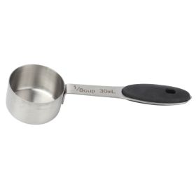 30ml Coffee Measuring Scoop 1/8 Cup Stainless Steel Tablespoon Large Capacity and Comfortable Hand Feeling for Kitchen